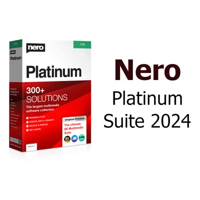 Nero Platinum 2024 Suite CD Key (1 Year / 1 PC)