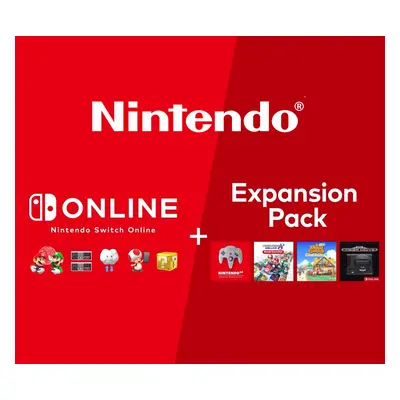 Nintendo Switch Online - 12 Months (365 Days) Family Membership + Expansion Pack EU