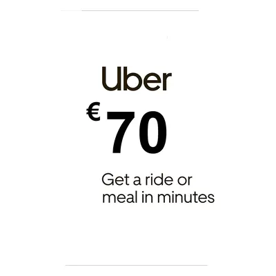 Uber €70 IT Gift Card