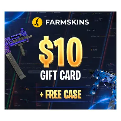 Farmskins $10 Wallet Card + FREE CASE