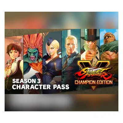 Street Fighter V - Season 3 Character Pass DLC EU PC Steam CD Key