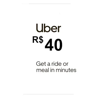 Uber R$40 BR Gift Card