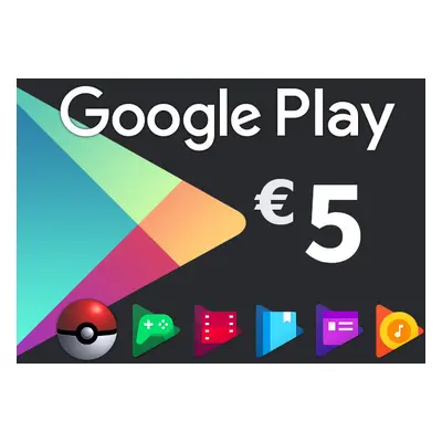 Google Play €5 BE Gift Card