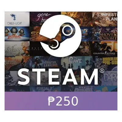 Steam Gift Card ₱250 PHP Global Activation Code