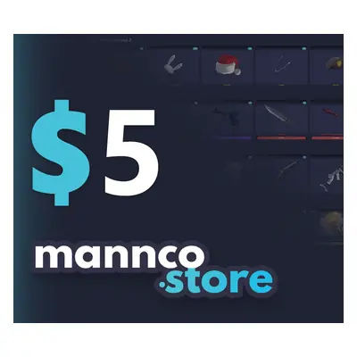 Mannco.store $5 Gift Card