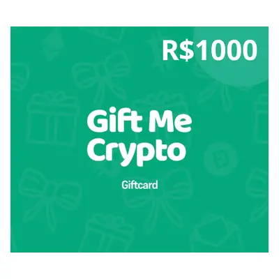 Gift Me Crypto R$1000 Gift Card