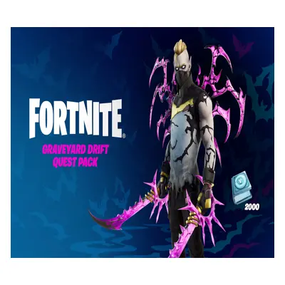 Fortnite - Graveyard Drift Quest Pack + 2000 V-Bucks Challenge AR XBOX One / Xbox Series X|S CD 