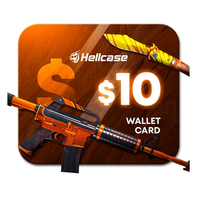 Hellcase.com 10 USD Wallet Card Code