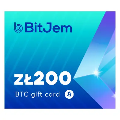 BitJem Gift Card (BTC) zł200