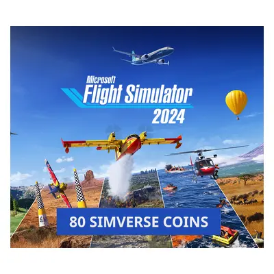 Microsoft Flight Simulator 2024 - 80 Simverse Coins DLC EU Xbox Series X|S / PC CD Key