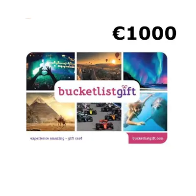 BucketlistGift €1000 Gift Card FR