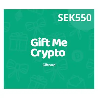 Gift Me Crypto 550 SEK Gift Card