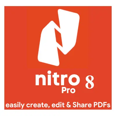 Nitro PDF Pro 8 CD Key (Lifetime / 5 PCs)