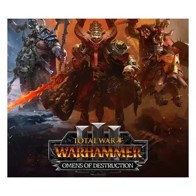 Total War: WARHAMMER III - Omens of Destruction DLC EU PC Steam CD Key