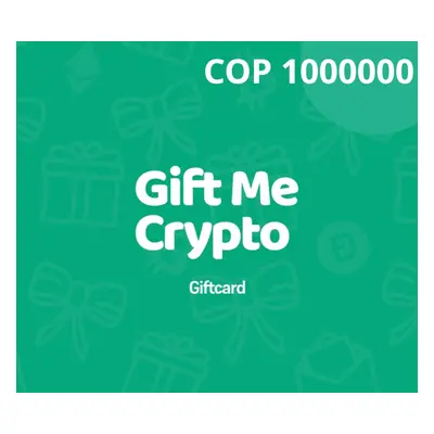 Gift Me Crypto COP 1000000 Gift Card