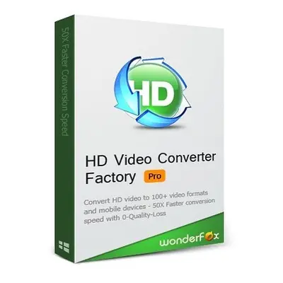 Wonderfox: HD Video Converter Factory Pro Key (Lifetime / 2 PCs)