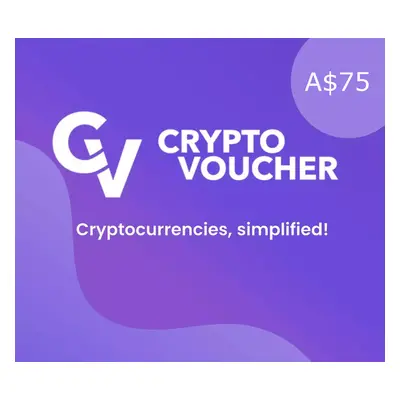 Crypto Voucher Bitcoin (BTC) 75 AUD Key