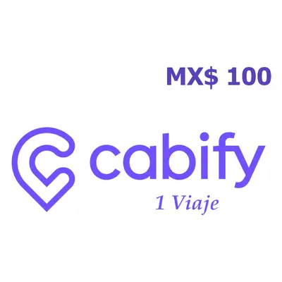 Cabify 1 Viaje MX$100 Gift Card MX