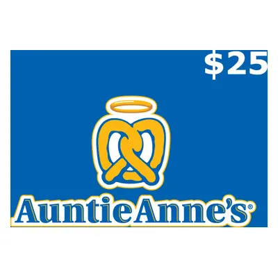 Auntie Anne's $25 Gift Card US