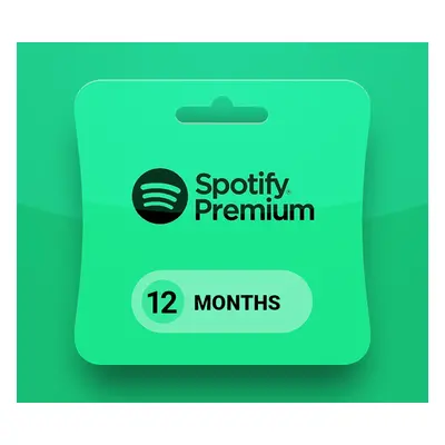 Spotify 12-month Premium Gift Card IN