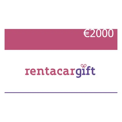 RentacarGift €2000 Gift Card IE