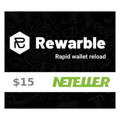 Rewarble Neteller $15 Gift Card