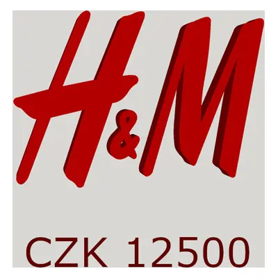 H&M 12500 CZK Gift Card CZ