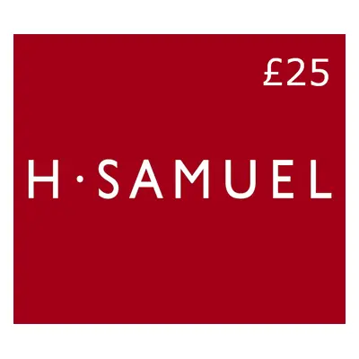 H Samuel £25 Gift Card UK