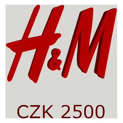 H&M 2500 CZK Gift Card CZ