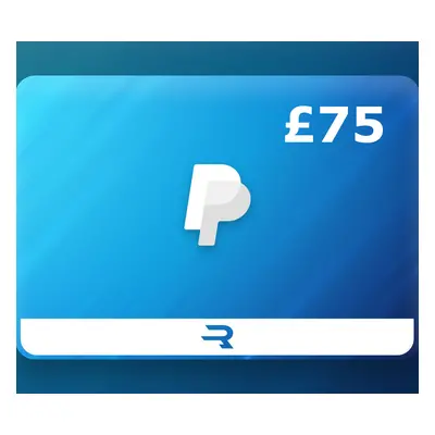 Rewarble PayPal £75 Gift Card UK