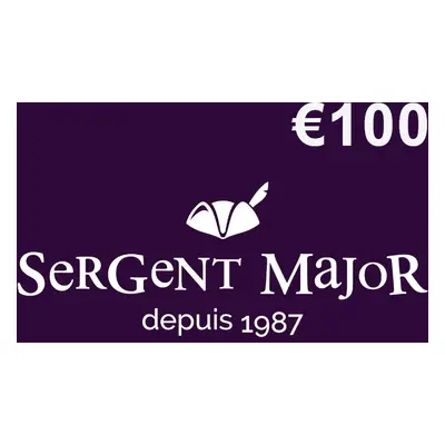 Sergent Major €100 Gift Card BE