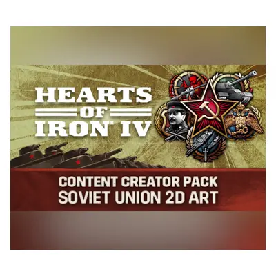 Hearts of Iron IV - Content Creator Pack - Soviet Union 2D Art DLC PC Steam CD Key