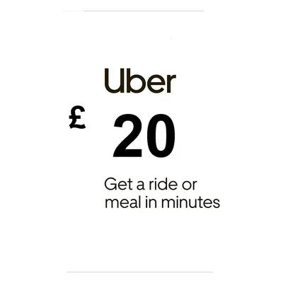 Uber £20 UK Gift Card