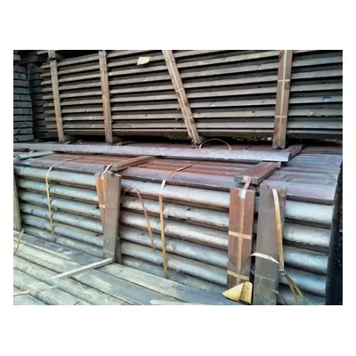 3.66m x 100mm Creosoted Half Round Rails