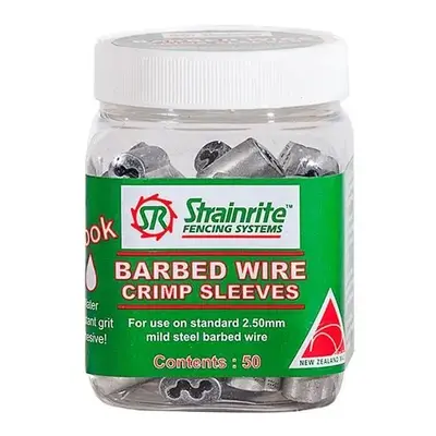 Strainrite Barbed Wire Crimps (50) 2.5 b/w