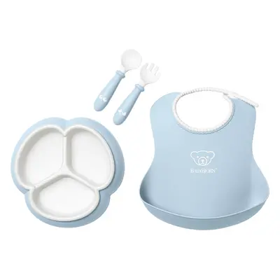 Mealtime set, 4 pcs - Powder blue