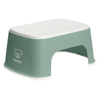 Step Stool - Deep green/White