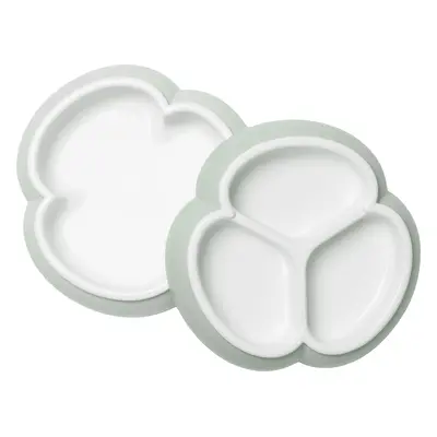 Baby Plate Set, 2-pack - Powder green