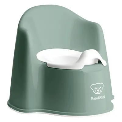 Potty Chair - Deep green/White