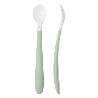 Feeding Spoon, 2-pack - Powder green