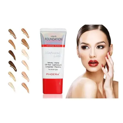 Phoera Velvety Matte Lightweight Liquid Foundation, Warm Sun 106,Two