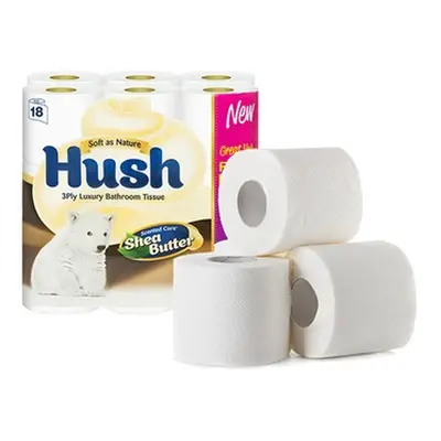 Hush Sheabutter Toilet Paper, 36 Rolls