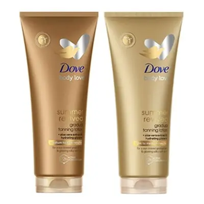 Dove Summer Revived Tanning Lotions, Fair,Six