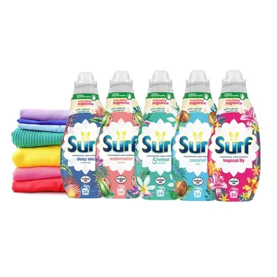 Surf Liquid Detergent up to 24 Washes, Coconut Bliss,Four-Pack