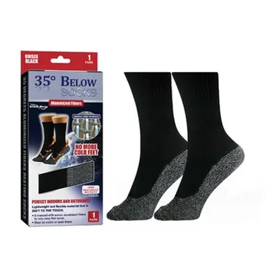 35 Degree Aluminized Fiber Heating Sock, One