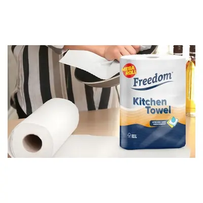 Freedom Kitchen Towel Jumbo Rolls, 12