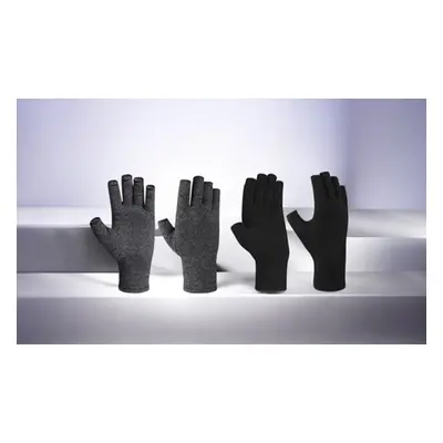 Fingerless Compression Pressure Gloves, Black,M