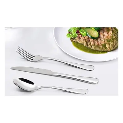 Stainless Steel Cutlery Set, 24-Piece