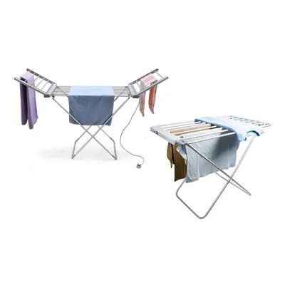 Energy-Efficient Heated Clothes Airer, Winged with Cover