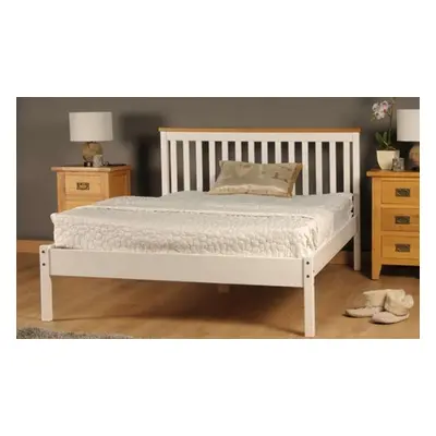 Medina Wooden Bed Frame, Caramel,Single,Without Mattress